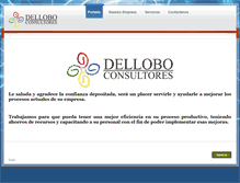 Tablet Screenshot of dellobo.net